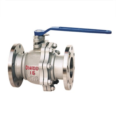 two piece 150# API SS/CF8/CF8M Water Ball Valve With Handle Lever