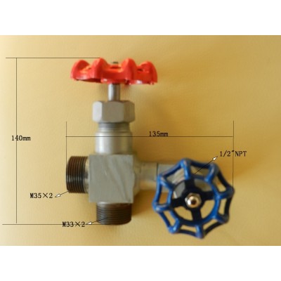 Gauge Stop Valve Globe Valve Water Drain Needle Valve